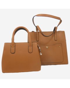 12833 LADIES HANDBAG WITH THROAT BAG