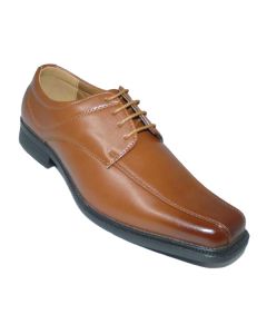 20546 - MARCO FERRERA 93936 MENS SQUARE TOE OFFICE LACE UP